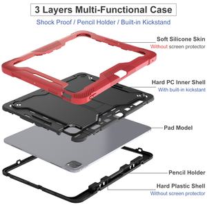 Funda Protectora para Tablet de 3 Capas con Soporte, Porta Lápiz, Resistente, a Prueba de Golpes, para iPad Pro 11, Pro 13, Air 11, Air 13 - Product Image 2