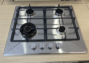 Usine bon prix Offre Spéciale plaque de cuisson à gaz à 4 brûleurs en acier inoxydable 201 0.6mm panneau émail Support mais belle qualité - Product Image 6
