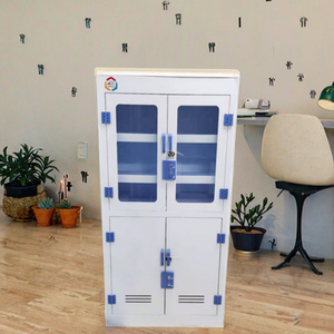 누수 방지 바닥이 있는 모든 PP 재질 실험실 시약 캐비닛, 질산, 황산, 염산의 안전 보관을 위한 인증됨 - Product Image 5