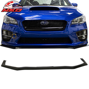Fits For Subaru WRX STI 15-21 HD Style Front Bumper <b>Lip</b> Spoiler <b>Splitter</b> Unpainted PU High Quality Exterior Accessory - Product Image 1