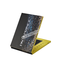 Conception personnalisée Laminage numérique mat CMJN Boîte vidéo en carton avec impression Carte postale à écran LCD pour le marketing commercial et la publicité