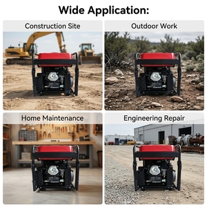 Generador de Soldadura Silencioso de 5.5KW con Certificación CE, Motor de Gasolina, 230A, Equipo Portátil de 5KW, HS6900-300A Industrial *Planta Si - Product Image 2