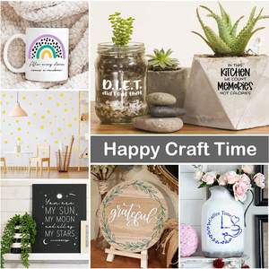 Vinyle blanc permanent imperméable brillant de 12 po x 10 pi en rouleau adhésif pour découpeuses <span class=keywords><strong>Silhouette</strong></span> / enseignes murales / vitrines - Product Image 4