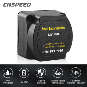 เครื่องแยกแบตเตอรี่อัจฉริยะ cnspeed 12V 140A ตัวป้องกันแบตเตอรี่คู่สำหรับ RV และเรือยอชท์ - Product Image 4