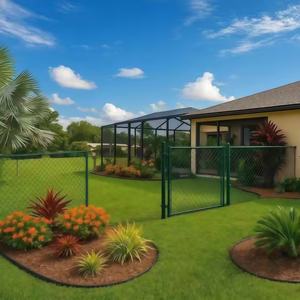 Konut Bahçesi için Yeşil Tel Örgü Çit; 1.8 Metre Yüksekliğinde Metal Çit; Dokuma Metal Tel Örgü - Product Image 4