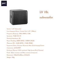 Sistema Completo Pat LV, Sistema de Sonido Line Array Doble de 10 Pulgadas, Subwoofer de 18 Pulgadas, Neodimio, 800W, Equipo de Audio para Eventos en Vivo al Aire Libre, DJ, Conciertos