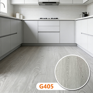 Revêtement de sol en SPC RVP résistant à l'humidité, facile à nettoyer, imperméable, à effet <span class=keywords><strong>bois</strong></span>, largement utilisé dans les centres de confinement - Product Image 3