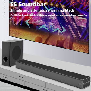 Rạp hát tại nhà hệ thống cho TV Soundbar với loa siêu trầm tương thích loa âm thanh echo tường âm thanh thanh sâu bass không dây nhà âm thanh - Product Image 4