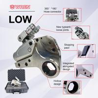 Llave dinamométrica hidráulica de la serie 8LOW, tuerca de perfil hueco bajo de aleación Al-Ti, tamaño 100-105mm, rango de torsión 1177-11774Nm, herramientas hidráulicas