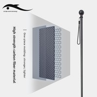 Bâton de marche Qingsha Technology en fibre de carbone ultra-léger antidérapant anti-chute pour personnes âgées, randonnée en plein air, alpinisme