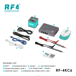Caméra de microscope industriel RF-4KC6 4K CCD avec système d'intégration FIS, USB, pour données et images sur panneau unique, sans superposition, compatible téléphone <span class=keywords><strong>portable</strong></span> - Product Image 6