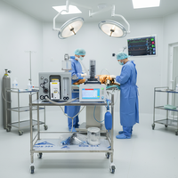 Appareil d'anesthésie vétérinaire, instrument vétérinaire pour hôpital, appareil d'anesthésiologie vétérinaire