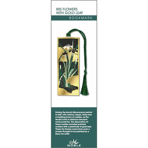 مخصص قزحية يابانية وشاشة مطلية بالذهب لبركة لوتس علامة مرجعية معدنية للنباتات الذهبية هدايا الأزهار علامة صفحة - Product Image 5