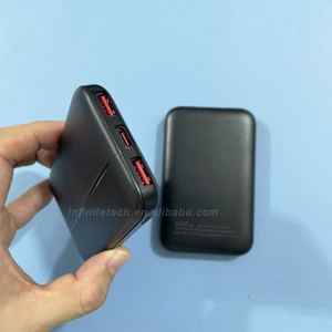 Power Bank Sottile Portatile 5000mAh con Doppia Uscita USB Ricarica Rapida Tipo C Mini Caricabatterie Esterno Tascabile con Texture Antiscivolo - Product Image 6