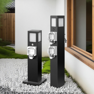 Poste de Conexión Eléctrico de Acero Inoxidable 304, IP66 Impermeable, Multifuncional para Parques de Autocaravanas, Villas, Muelles y Campamentos - Product Image 2