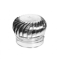 Ventilateur d'évacuation d'air extérieur non motorisé en acier inoxydable de 300 mm pour atelier d'usine, ferme d'élevage, échange d'air