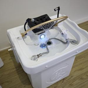 Mangkuk pijat Thai Salon Modern, sampo portabel dengan tangki air untuk tata rambut tanpa pemipaan untuk Spa Kecantikan kepala - Product Image 6