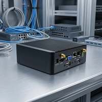 Nieuwe Chrome OS/Linux 4 LAN 6 USB RS232 Intel N100 NVMe DDR4 Aluminium Legering Fanloze Laag-Energieverbruik Compacte Ingebedde Industriële Mini PC