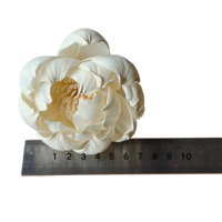Fleurs de pivoine en bois de Sola écologiques faites à la main de 8 cm pour arrangements de mariage, bouquet de fleurs de Sola, art décoratif Wafa Home