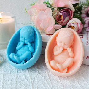 قالب شمع صابون سيليكون للأطفال بتصميم جديد لتزيين المنزل قالب شمع صابون من السيليكون ثلاثي الأبعاد على شكل عش للأطفال - Product Image 6