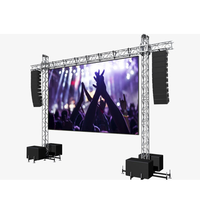 Écran LED d'intérieur à louer P2.6 P2.9 P3.91 500x500mm, fixation rapide, léger, pour scène événementielle et panneau publicitaire