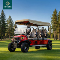 Voiturette de golf électrique 6 places avec châssis en aluminium, certifiée New Energy Dot