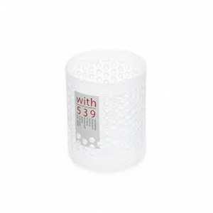 Inomata Wiz 539 contenitore rotondo opaco per la casa di stoccaggio e organizzazione - Product Image 1
