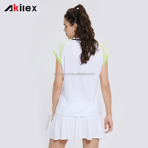 Conjunto de Camisetas y Faldas de Bádminton con Estampado por Transferencia de Calor al por Mayor de Spotiv, Transpirable, de Secado Rápido, Logotipo Personalizado, Color Personalizado, Ropa Deportiva - Product Image 2