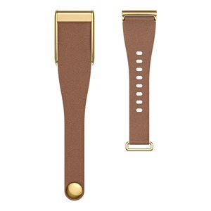 Correa de Repuesto de Cuero Marrón para Reloj Inteligente, Correa de Muñeca con Hebilla y Cierre para WHOOP 50, Uso Deportivo y Fitness - Product Image 1