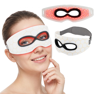 Masseur oculaire en silicone LED sans fil 7 couleurs, rechargeable par USB, <span class=keywords><strong>masque</strong></span> de beauté électrique sans fil avec minuterie intelligente - Product Image 1