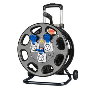 รีลสาย<span class=keywords><strong>ไฟ</strong></span>ฟ้า16A/32A ปลั๊กสำหรับอุตสาหกรรมการบินม้วนสาย<span class=keywords><strong>ไฟ</strong></span>ฟ้ากันฝุ่นกันฝนได้มาตรฐานอียู - Product Image 1