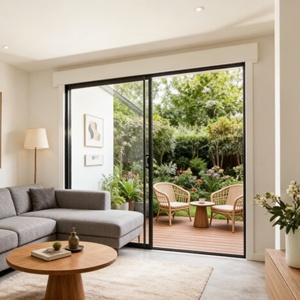 Ventana corrediza de diseño moderno con certificación AS2047, insonorizada, térmica para edificios de gran altura, puerta corrediza de 18 mm para viviendas - Product Image 1
