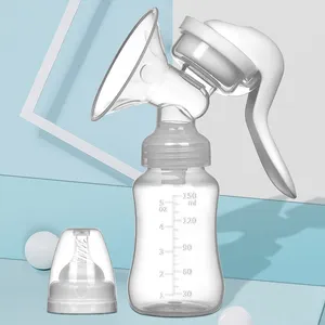 Eversoul High Quality Silicone Manual Massage Cordless Sucker Milk Saver Breastfeeding Collector Extractor Manual Breast Pump