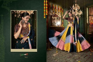 Festival traditionnel Navratri cousu Lehenga Choli pour les femmes occasion de mariage et de fête au prix de gros - Product Image 6