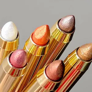 6 colors Cool Betty Glitter Eye Shadow Pencil Beauty Highlight Stick shimmer Eyeshadow Stick