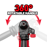 Marteau perforateur rotatif sans fil Aoli 21V 4 en 1, léger, rechargeable, avec fonction pulsée et embrayage de sécurité gyroscopique, protection anti-torsion