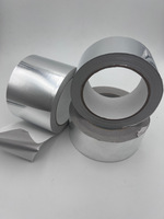 Ruban adhésif en polyester aluminisé ignifuge renforcé et ruban adhésif en feuille d'aluminium