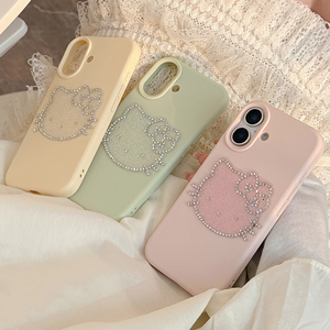 Glitter <span class=keywords><strong>Cat</strong></span> Cover para iPhone 16 Girls Phone Case para iPhone 15 Pro Max Cover - Product Image 2