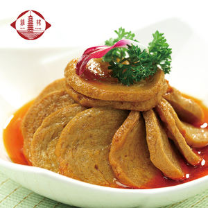 Vente en gros de tranches de <span class=keywords><strong>poulet</strong></span> frit à base de plantes, saveur authentique de Yangzhou, protéine végétalienne congelée - Product Image 3