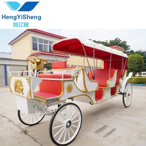 Carro Eléctrico de 8 Plazas sin Caballos con Parasol/Carroza Especial <span class=keywords><strong>para</strong></span> Fiestas/Carroza de <span class=keywords><strong>Boda</strong></span> de Lujo/Limusina - Product Image 2