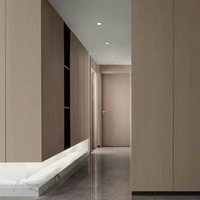 Panneau mural extérieur en composite de fibres de bois de bambou écologique PVC WPC pour hôtel, bureau, villa