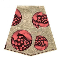 Tela de ankara 100% poliéster con diseño de moda, tejido africano estampado de cera para vestido de fiesta