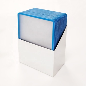 Màu xanh màu sắc biên giới PVC Top loader 3x4 cho bóng chày bóng đá bóng rổ thể thao chủ thẻ 35pt bảo vệ thẻ toploaders - Product Image 4