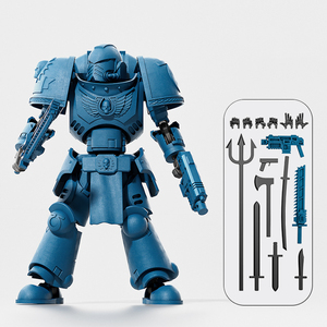 Figurines d'action 3D personnalisées, poupées en plastique, jouet DIY, figurine d'action de guerrier médiéval, figurine de chevalier à collectionner, jouet figurine d'action avec armure - Product Image 6