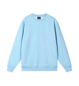 400g polaire doublé surdimensionné sweat à col rond pour l'hiver goutte épaule doux épais Streetwear pull brodé techniques ODM - Product Image 2