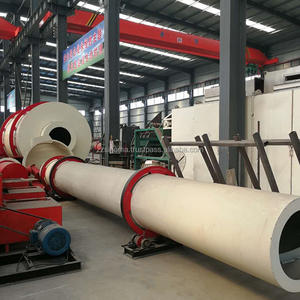 Séchoir à tambour rotatif 70-90tph de grande capacité pour sable de silice Séchoir rotatif à tambour unique pour l'industrie minière Fabricant d'équipement - Product Image 2