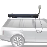 Réservoir d'eau de toit de voiture de 18 L, douche de camping extérieure, douche solaire économique en PVC, douche de route