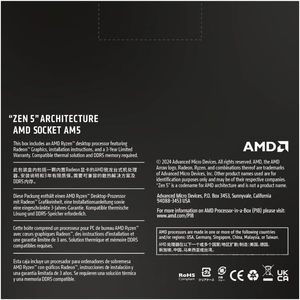 Procesador de Escritorio Desbloqueado de 8 Núcleos y 16 Subprocesos AMD Ryzen 7 9700x, Producto Nuevo en Paquete al por Mayor - Product Image 3