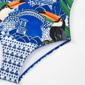 Conjunto de Bikini de 2 Piezas con Estampado Floral 3D Personalizado, Traje de Baño y Falda de Playa para Mujer, Servicio OEM Disponible - Product Image 6