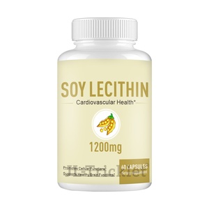 JULONG Supply OEM/ODM Suplemento de etiqueta privada Cápsulas de lecitina de soja natural 1200mg Cápsulas de gel blando de lecitina de soja - Product Image 1